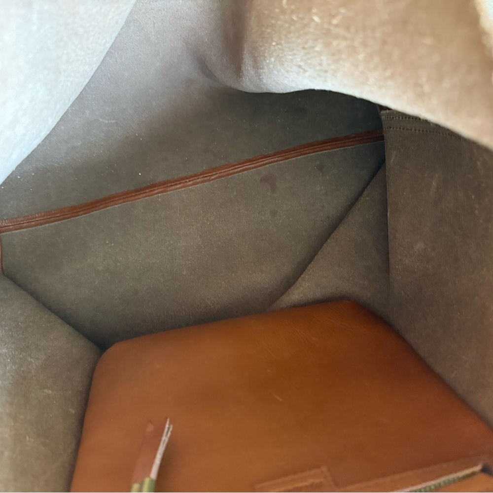 Madewell Transport Brown Leather Tote Bag - Picture 8 of 11